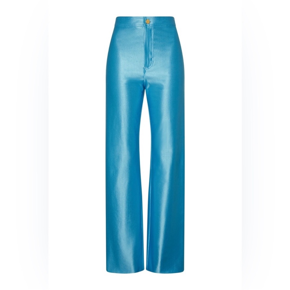 Elegant Blue Flare Pants